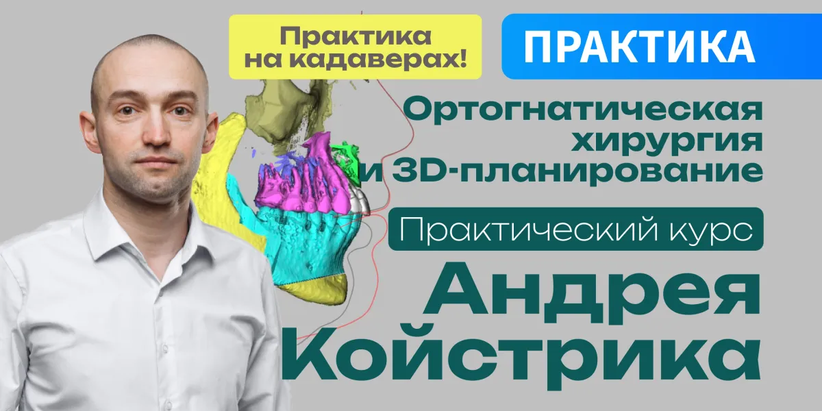 Ортогнатическая хирургия и 3D-планирование. Практический курс Андрея Койстрика